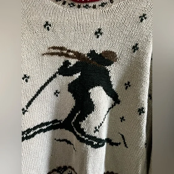 Vintage  Eddie Bauer Ski Sweater - Picture 2 of 4